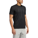 Men's adidas Martial Arts Series Solid Color Pattern Printing Sports Training Short Sleeve Black T-Shirt FT2773