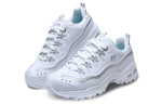 (WMNS) Skechers D'lites-Now & Then 'White Silver' 11923-WSL
