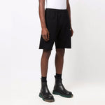 Off-White FW21 Logo Pattern Sports Shorts Version Black OMCI006F21FLE0011001