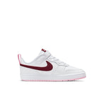 (PS) Nike Court Borough Low 2 'White Dark Beetroot' BQ5451-120