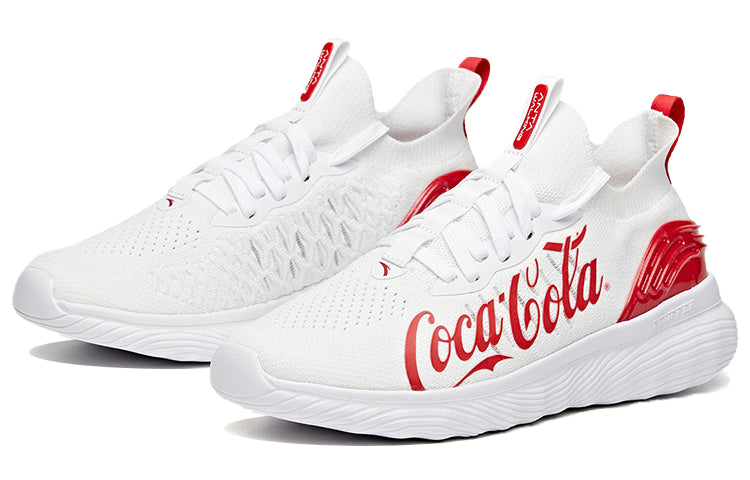 (WMNS) ANTA x Coca Cola Training Shoes 'White Red' 122027712-1