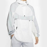 Nike Sportwear Retro Colorblock Loose Half Zipper hooded Pullover Woven Jacket White BV5386-100