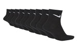 Nike Everyday Lightweight Mid Tops Sports Training Socks Unisex Black SX7677-010