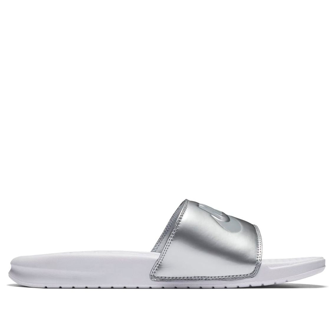 (WMNS) Nike Benassi JDI Slide 'White Wolf Grey' 343881-107