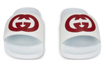 Gucci GG Pattern Leather Slipper White 644756-0R0F0-9083