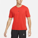 Men's Air Jordan Dri-FIT Logo Quick Dry Sports Short Sleeve Red T-Shirt DH8922-687