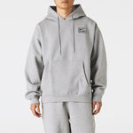Nike x Stussy Logo Hoodie 'Grey' DJ9488-063