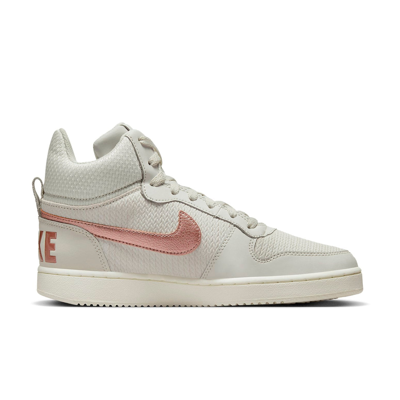 (WMNS) Nike Court Borough Mid Premium 'Light Bone Metallic Red Bronze' 844907-003