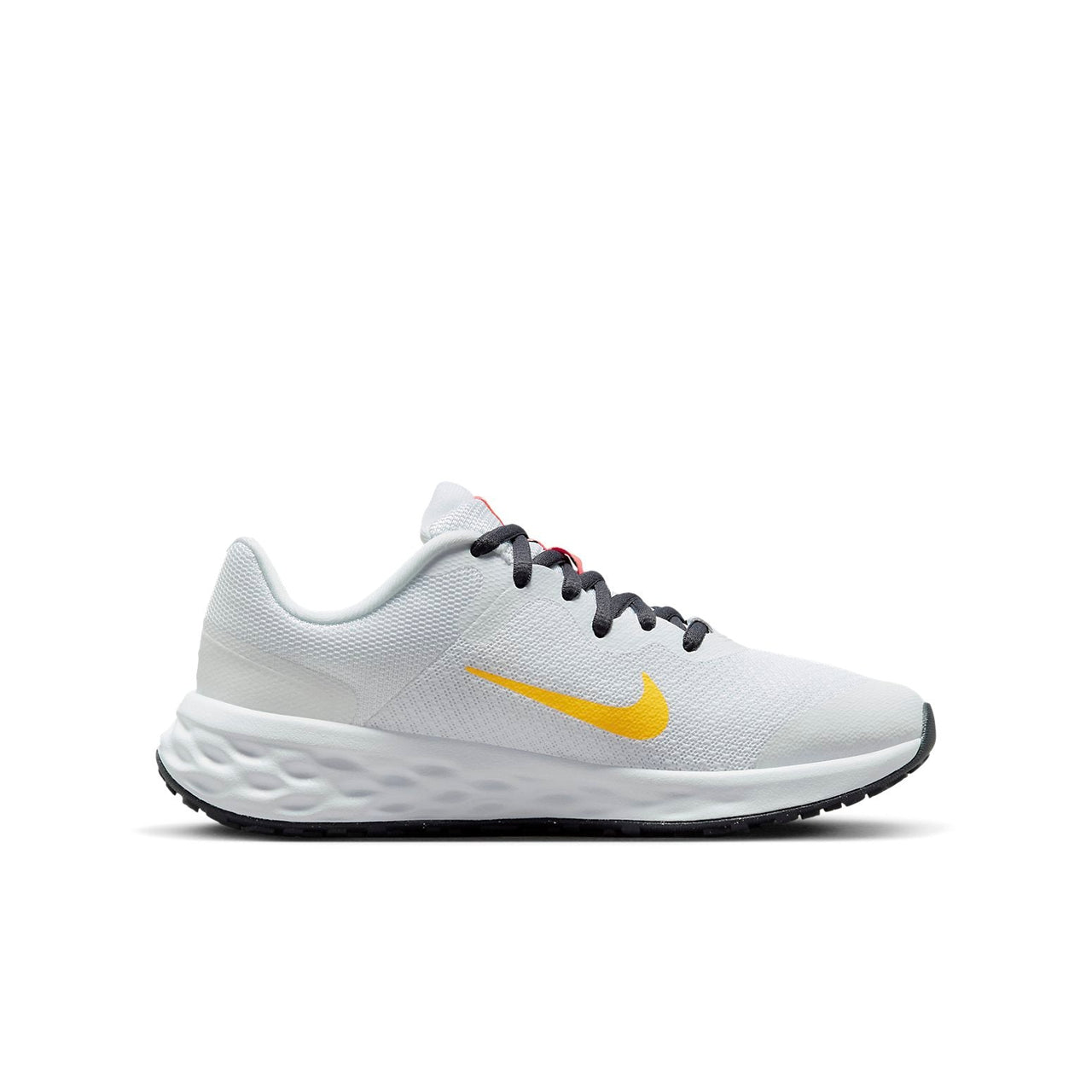 (GS) Nike Revolution 6 Road Running Shoes 'White Gridiron Orange Sea Coral' DD1096-101