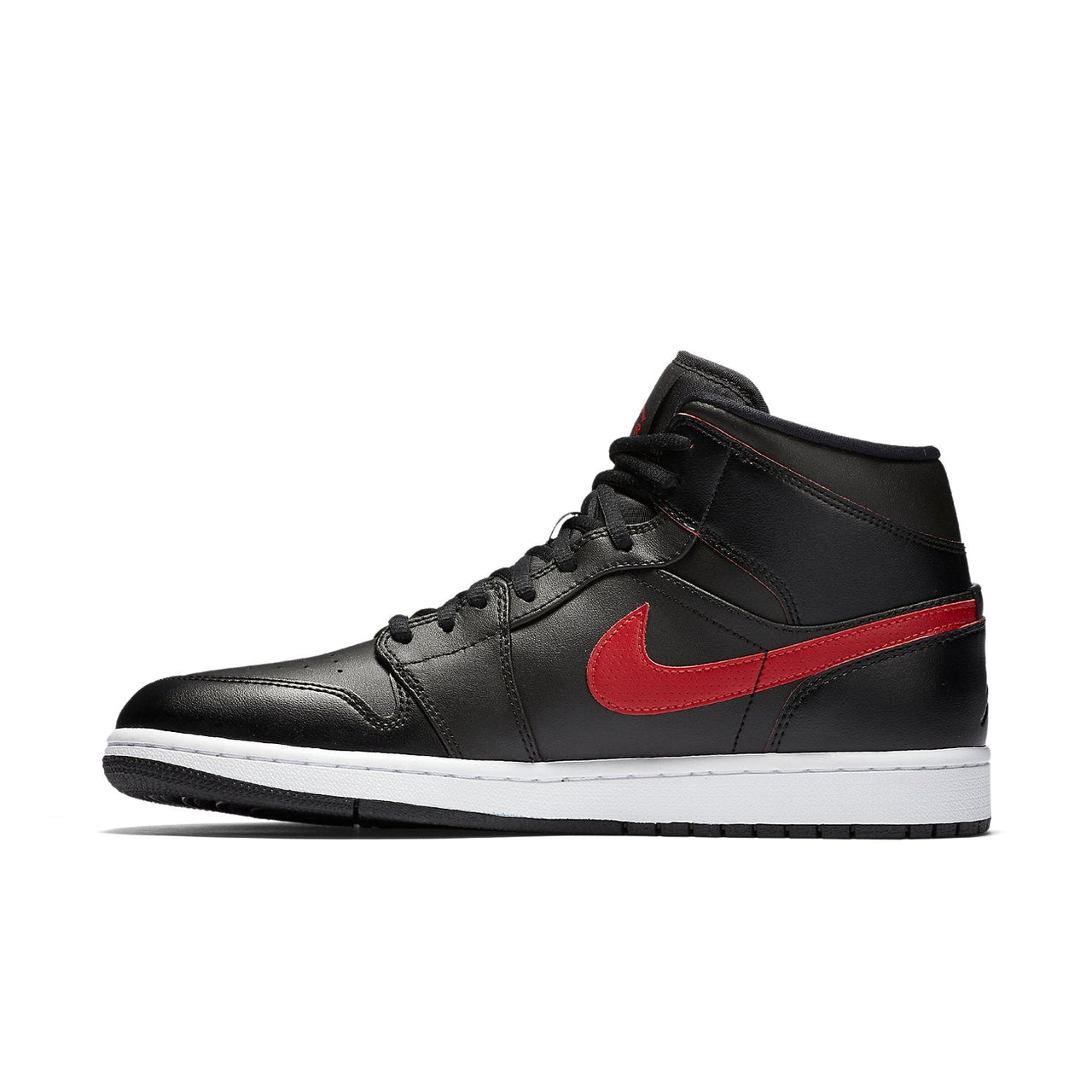 Air Jordan 1 Retro Mid 'Black Team Red' 554724-009