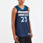 Nike Icon Edition NBA Sports Basketball Jersey Minnesota Timberwolves Butler No. 23 Large Deep Blue Dark blue 864491-425
