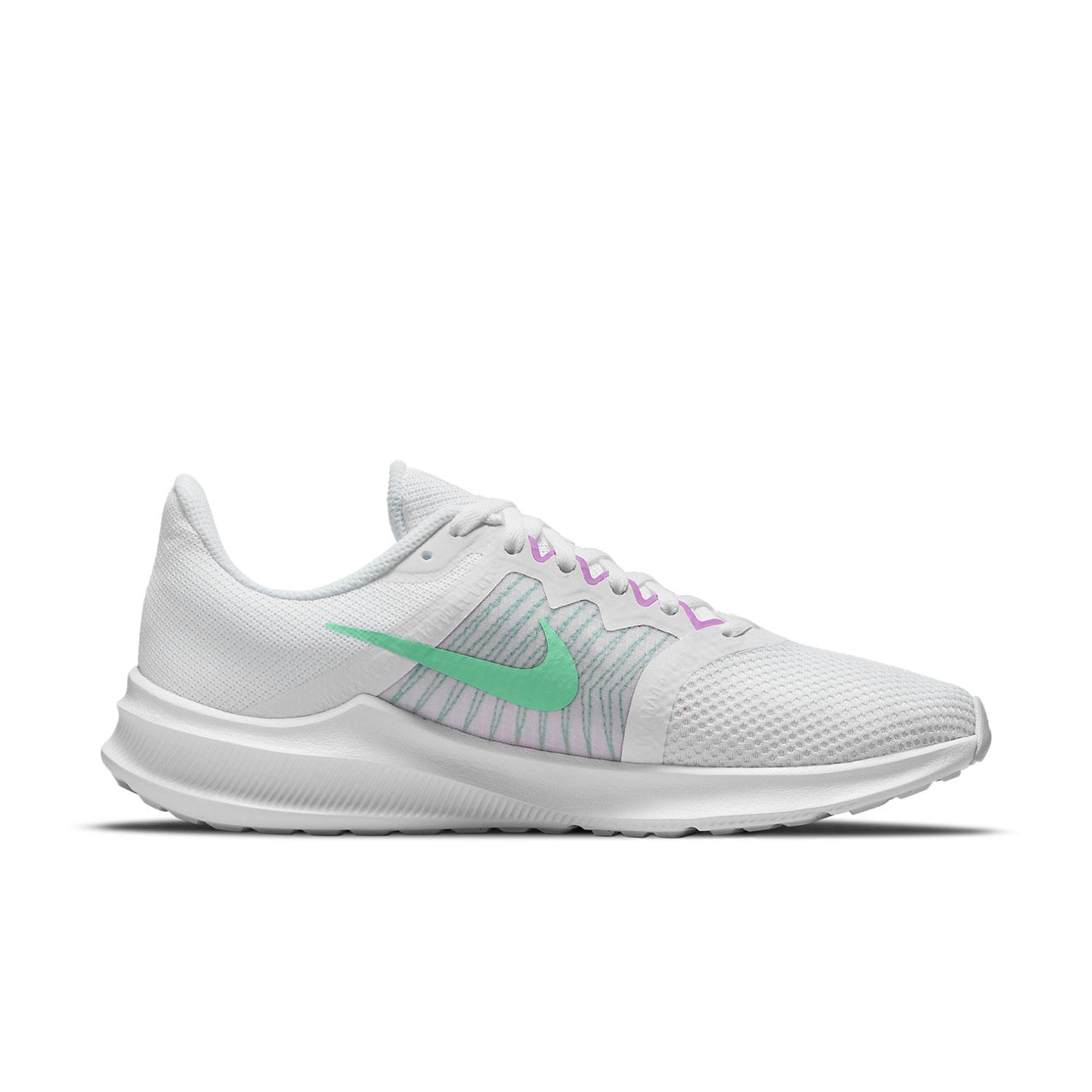 (WMNS) Nike Downshifter 11 'White Signal Green' CW3413-101