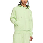 Men's Air Jordan Wings Logo Solid Color Hooded Pullover Long Sleeves Green CD4567-380