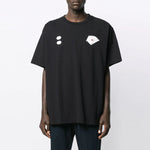 Off-White C/O Virgil Abloh Men'S Black Hand Card Over Tee OMAA038E191850111088