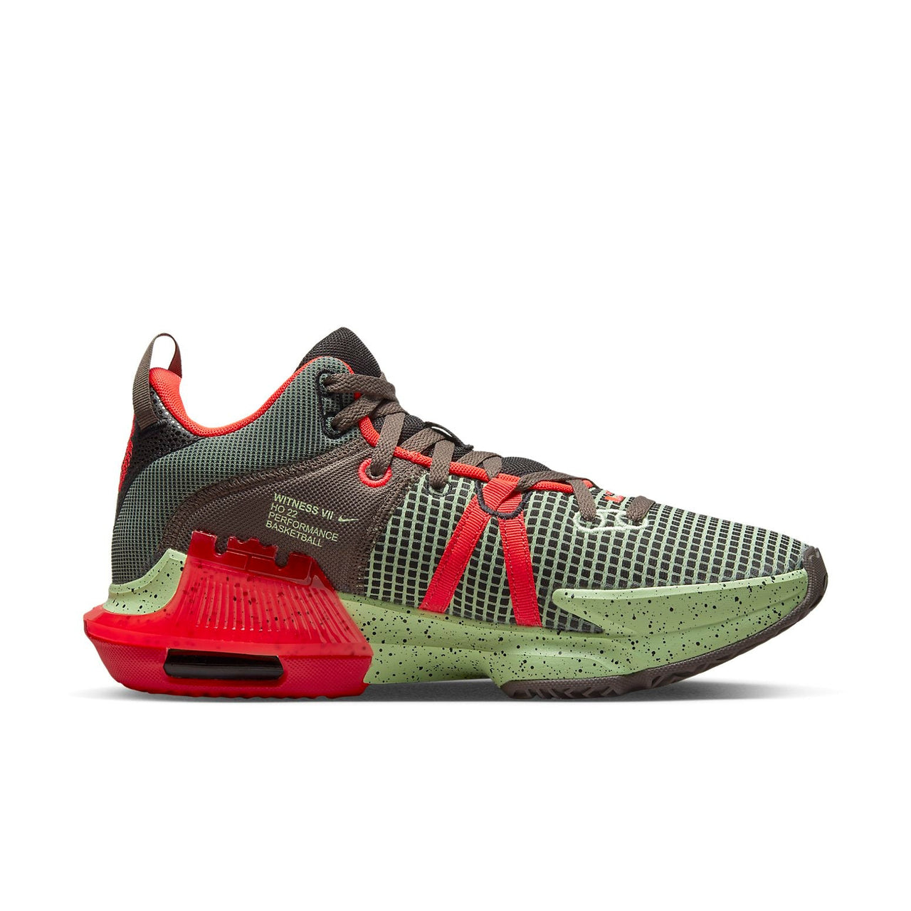 Nike LeBron Witness 7 EP 'Black Crimson Alligator' DM1122-001