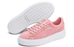 (WMNS) PUMA Suede Platform 'Pink White' 362223-14