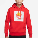 Men's Nike Sportswear Shoes Box Fries Printing Fleece Stay Warm Sports Red DM2275-657