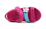Crocs Lightweight Cozy Sports Big Boys Red Sandals 205486-6X0