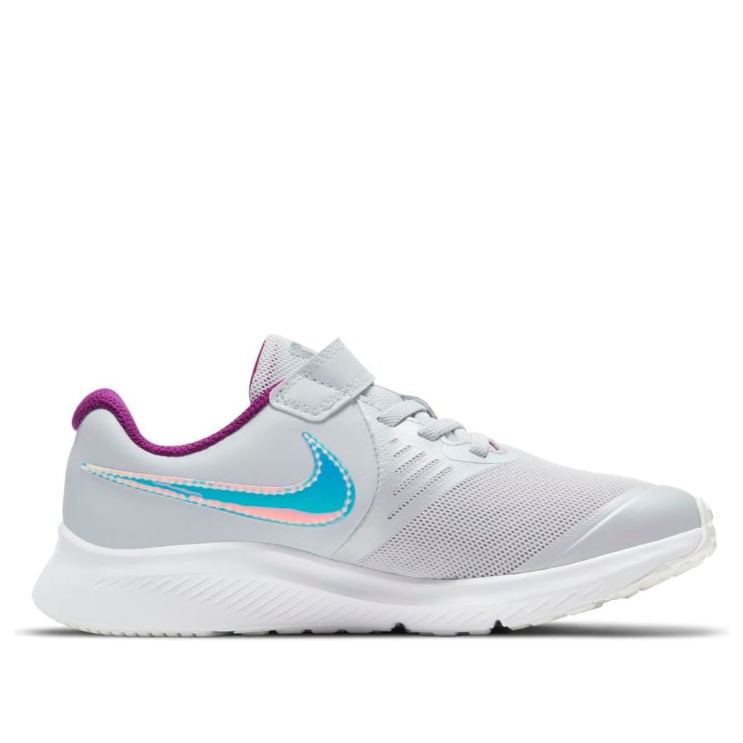 (PS) Nike Star Runner 2 Power 'Pure Platinum Iridescent Swoosh' DD5889-001