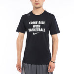Nike Come Rise With Basketball Casual Sports Round Neck Short Sleeve Black 924163-010