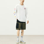 Vans Unisex Printing Round-neck Swea White VN0A5F3MWHT