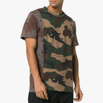 Off-White Camouflage Reconstructured Camo Short Sleeve OMAA056F181850429901
