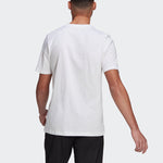 adidas MENS Lin Sports Crew-neck Short Sleeve White GL0058