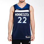 Nike NBA Andrew Wiggins Icon Edition Swingman Jersey SW Fan Edition Minnesota Timberwolves Gold Navy Blue Dark blue 864491-419