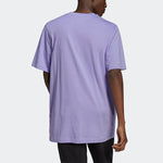 adidas originals Logo Printing Round Neck Short Sleeve Purple HB1819