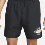 Nike SS22 Dri-FIT Solid Color Quick Dry Breathable Back Pocket Running Shorts Black DM4820-010