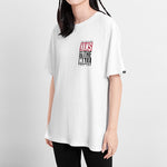 Vans Alphabet Printing Short Sleeve Couple Style White VN0A4MM5WHT
