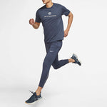 Nike Heritage Solid Color Alphabet Round Neck Casual Sports Short Sleeve Blue DM5440-437