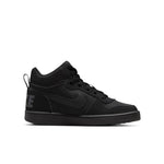 (GS) Nike Court Borough Mid 'Triple Black' 839977-001