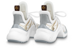 (WMNS) LOUIS VUITTON Archlight 1.0 Sneakers 'White with Gold Silver' 1AAVXU