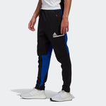 adidas Sports Casual Long Pants Black Blue Colorblock GM6544