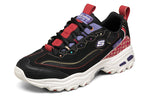 Skechers D lites Low-Top Running Shoes Black 666169-BKMT