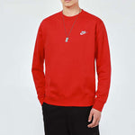 Nike Sportswear Casual Sports Round Neck Pullover Red Orange BV2663-657