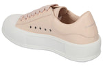 (WMNS) Alexander McQueen Deck Plimsoll Lace-Up Sneakers 'Peach White' 667245WIAB66835