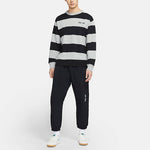 Nike MENS SB Skateboard Striped Skate Sports Crew-neck Grey Gray CV4310-063