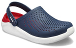 Crocs LiteRide Shoe Beach Sandals Unisex Blue Red 204592-4CC