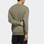 Men's adidas originals Adv Crewneck Multiple Pockets Pullover Sports Round Neck Olive HC0367