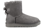 (WMNS) UGG Mini Bailey Bow II Boot Snow boots Grey 1016501-GREY