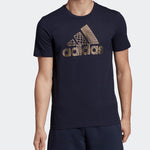 adidas Athleisure Casual Sports Round Neck Short Sleeve Blue ED7278
