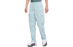 Men's Air Jordan Utility Solid Color Big Pocket Cargo Casual Pants/Trousers Ocean Deep Blue DH9071-366