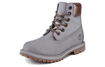 (WMNS) Timberland 6-Inch Premium Waterproof Boots 'Steeple Grey Waterbuck Gunmetal Metallic Collar' A1BK7