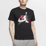 Air Jordan Jumpman Classics Logo Printed Short Sleeve TEE Men Black CV1736-010