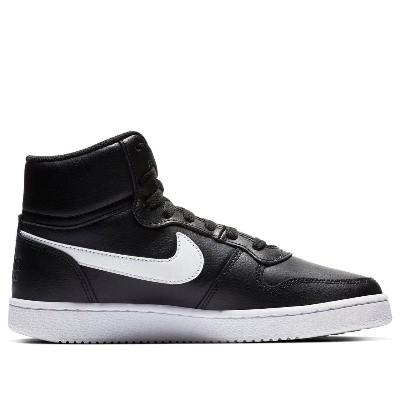 (WMNS) Nike Ebernon Mid 'Black White' AQ1778-001