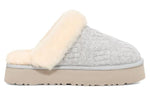 (WMNS) UGG Disquette Felted Slipper 'Grey' 1143986-GREY