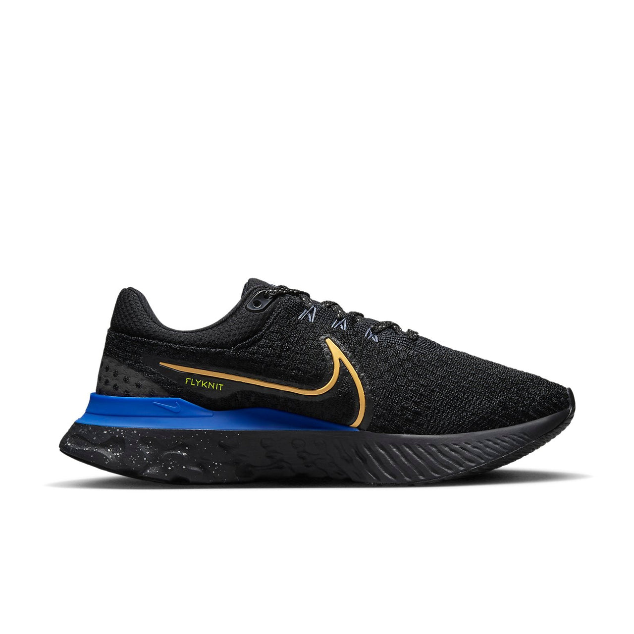 Nike React Infinity Run Flyknit 3 'Black Citron Royal' DZ4845-001