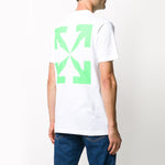 Off-White Painting Printing Short Sleeve White OMAA027F20FAB0170155